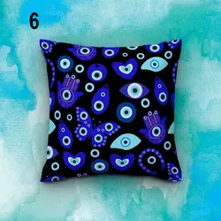 خرید کاور کوسن کد 436 (ست چشم نظر) | فروشگاه اینترنتی پرده و کوسن شیک نقش