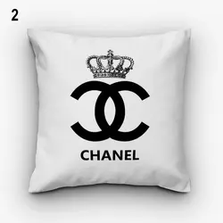 خرید کاور کوسن کد 455 (ست CHANEL) | فروشگاه اینترنتی پرده و کوسن شیک نقش