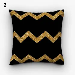 خرید کاور کوسن کد 459 (ست مشکی طلایی) | فروشگاه اینترنتی پرده و کوسن شیک نقش