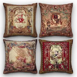 خرید کاور کوسن کد 528 (نقاشی کلاسیک) | فروشگاه اینترنتی پرده و کوسن شیک نقش