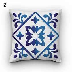 خرید کاور کوسن کد 530 (ست آبی سفید) | فروشگاه اینترنتی پرده و کوسن شیک نقش