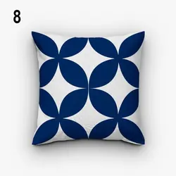 خرید کاور کوسن کد 551 (ست سرمه ای زرد) | فروشگاه اینترنتی پرده و کوسن شیک نقش