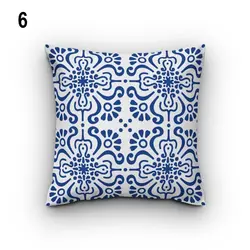 خرید کاور کوسن کد 553 (ست آبی سفید) | فروشگاه اینترنتی پرده و کوسن شیک نقش