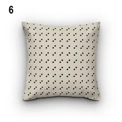 خرید کاور کوسن کد 555 (ست مشکی کرم) | فروشگاه اینترنتی پرده و کوسن شیک نقش