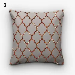 خرید کاور کوسن کد 486 (ست طوسی طلایی) | فروشگاه اینترنتی پرده و کوسن شیک نقش