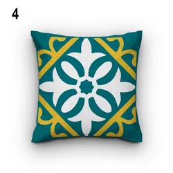 خرید کاور کوسن کد 613 (فیروزه ای نارنجی) | فروشگاه اینترنتی پرده و کوسن شیک نقش