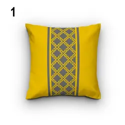 خرید کاور کوسن کد 635 (ست طوسی زرد) | فروشگاه اینترنتی پرده و کوسن شیک نقش