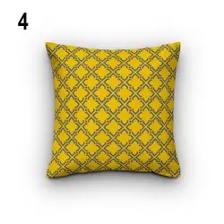 خرید کاور کوسن کد 635 (ست طوسی زرد) | فروشگاه اینترنتی پرده و کوسن شیک نقش