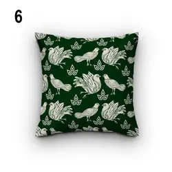 خرید کاور کوسن کد 680 (ست سبز طوسی) | فروشگاه اینترنتی پرده و کوسن شیک نقش