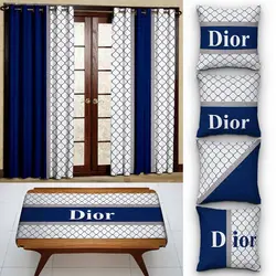 خرید کاور کوسن کد 685 (ست Dior) | فروشگاه اینترنتی پرده و کوسن شیک نقش