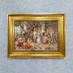 خرید تابلوفرش چاپی طرح کلاسیک کد 7 | فروشگاه اینترنتی پرده و کوسن شیک نقش
