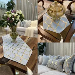 خرید کاور کوسن مخمل پتینه ژاکارد (طرح کویین) | فروشگاه اینترنتی پرده و کوسن شیک نقش