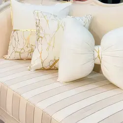 خرید کاور کوسن مخمل طلاکوب (طرح ماربل) | فروشگاه اینترنتی پرده و کوسن شیک نقش