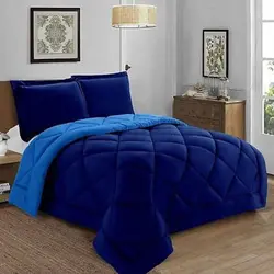 خرید روتختی ساده آبی کد B10 | فروشگاه اینترنتی پرده و کوسن شیک نقش