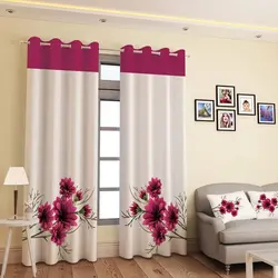 خرید پرده پانچی کد 471 (طرح گل) | فروشگاه اینترنتی پرده و کوسن شیک نقش