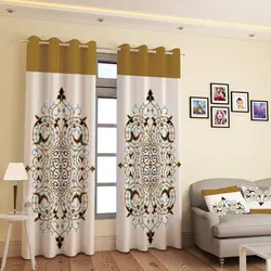 خرید پرده پانچی کد 479 (طرح سنتی) | فروشگاه اینترنتی پرده و کوسن شیک نقش