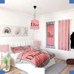 خرید روتختی طرح Dior کد 166 | فروشگاه اینترنتی پرده و کوسن شیک نقش