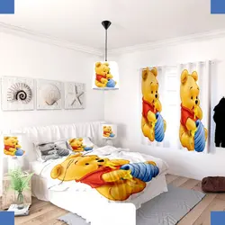 خرید روتختی طرح وینی پو کد 171 | فروشگاه اینترنتی پرده و کوسن شیک نقش