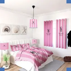 خرید روتختی طرح ویکتوریا سکرت کد 237 | فروشگاه اینترنتی پرده و کوسن شیک نقش