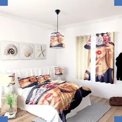خرید روتختی طرح چهره کد 264 | فروشگاه اینترنتی پرده و کوسن شیک نقش