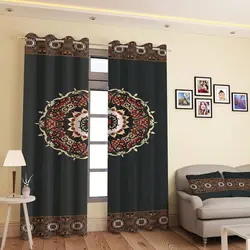 خرید پرده پانچی کد 533 (طرح سنتی) | فروشگاه اینترنتی پرده و کوسن شیک نقش