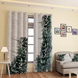 خرید پرده پانچی کد 556 (طرح خوشنویسی) | فروشگاه اینترنتی پرده و کوسن شیک نقش