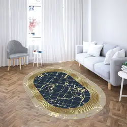 خرید فرشینه بیضی کد 2 | فروشگاه اینترنتی پرده و کوسن شیک نقش