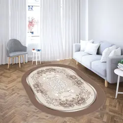 خرید فرشینه بیضی کد 27 | فروشگاه اینترنتی پرده و کوسن شیک نقش