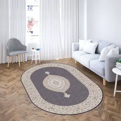 خرید فرشینه بیضی کد 42 | فروشگاه اینترنتی پرده و کوسن شیک نقش