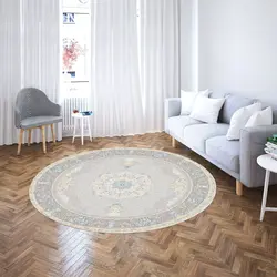 خرید فرشینه دایره ای کد 24 | فروشگاه اینترنتی پرده و کوسن شیک نقش
