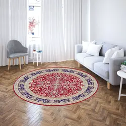 خرید فرشینه دایره ای کد 31 | فروشگاه اینترنتی پرده و کوسن شیک نقش
