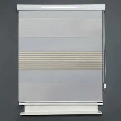 خرید پرده زبرا مدل DELTA کد 57 | فروشگاه اینترنتی پرده و کوسن شیک نقش