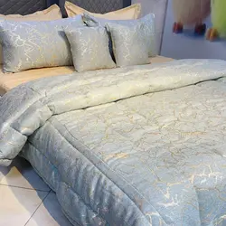 خرید روتختی مخمل ماربل کد M5 | فروشگاه اینترنتی پرده و کوسن شیک نقش
