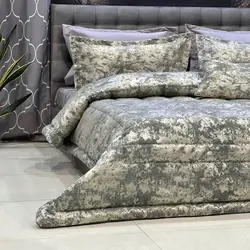 خرید روتختی مخمل پتینه کد P6 | فروشگاه اینترنتی پرده و کوسن شیک نقش