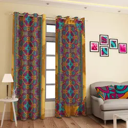 خرید پرده پانچی کد 659 (طرح سنتی) | فروشگاه اینترنتی پرده و کوسن شیک نقش