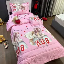 خرید روتختی سه بعدی طرح HUG کد 98 | فروشگاه اینترنتی پرده و کوسن شیک نقش