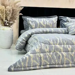 خرید روتختی مخمل طرح آتش کد F10 | فروشگاه اینترنتی پرده و کوسن شیک نقش