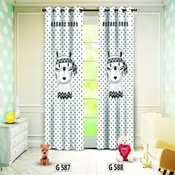 پرده پانچی کد 259 (طرح خرس هندی)