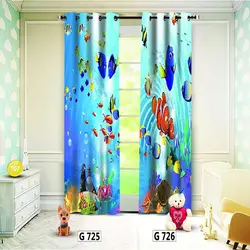 پرده پانچی کد 263 (طرح آکواریوم)