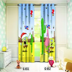 پرده پانچی کد 350 (طرح باب اسفنجی)