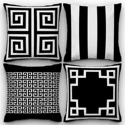 کاور کوسن کد 9 (ست سیاه و سفید)