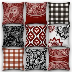 کاور کوسن کد 188 (ست قرمز مشکی)