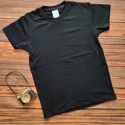 تیشرت تک مشکی ساده | فروشگاه بلوط