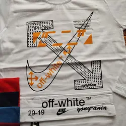 بلوز تک off-white | فروشگاه بلوط