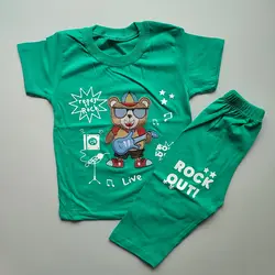 تیشرت شلوارک تدیGuitar | لباس تدی دخترانه و پسرانه