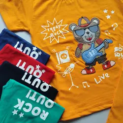 تیشرت شلوارک تدیGuitar | لباس تدی دخترانه و پسرانه