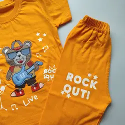 تیشرت شلوارک تدیGuitar | لباس تدی دخترانه و پسرانه