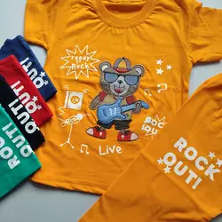 تیشرت شلوارک تدیGuitar | لباس تدی دخترانه و پسرانه