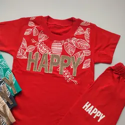 تیشرت شلوارک HAPPY | لباس تدی دخترانه و پسرانه