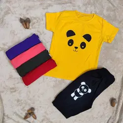 تیشرت شلوارک پاندا | تیشرت شلوارک چشم و ابرو | فروشگاه بلوط